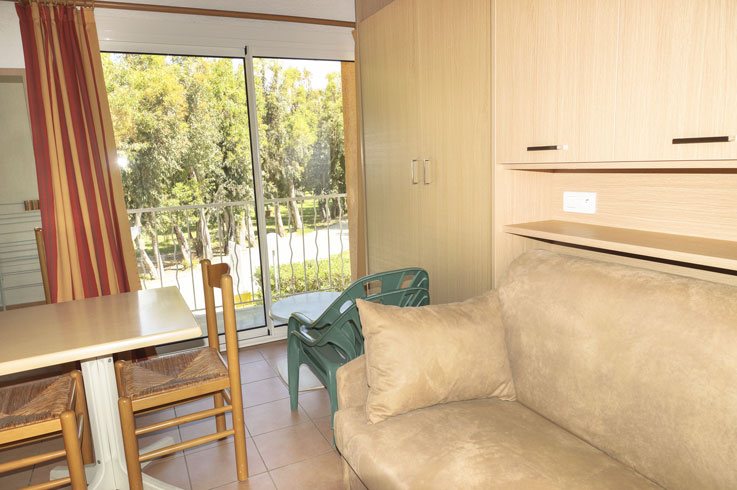 Appart tipo 3 soggiorno campeggio Corsica