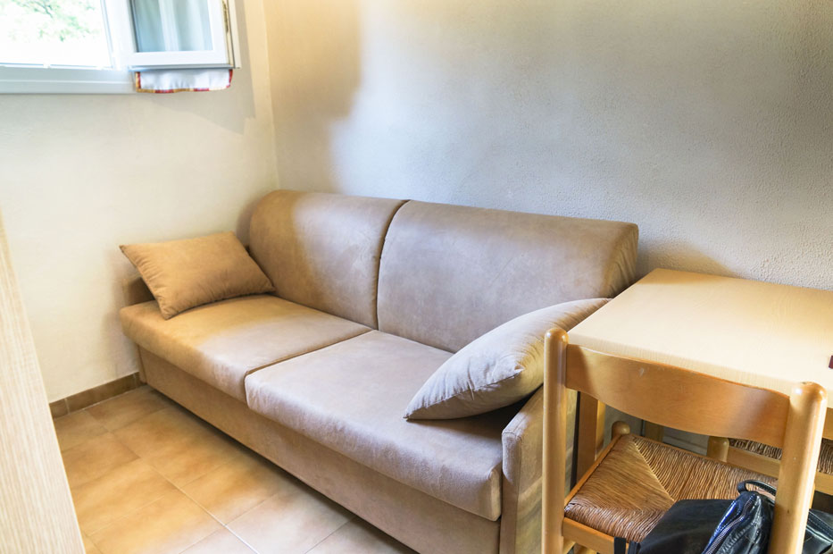 Appart tipo 4 divano da campeggio Corsica