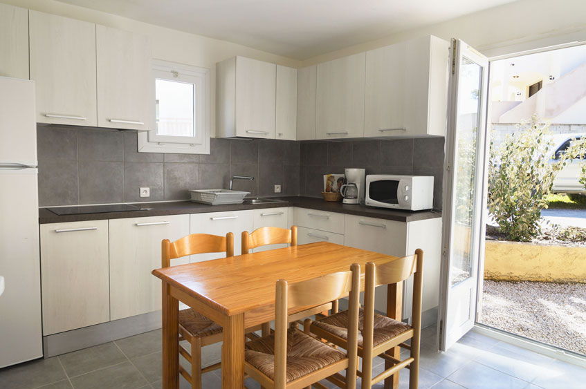 La cucina casa campeggio Corsica