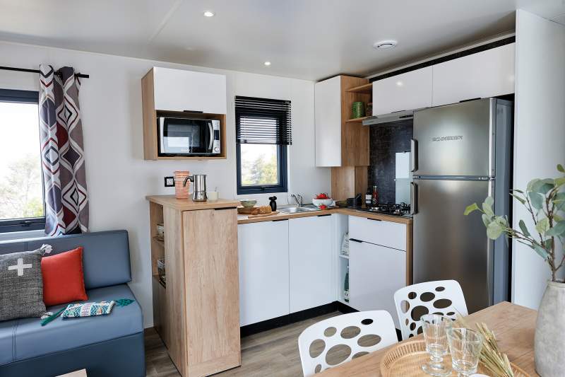 Casa mobile Santa Giulia - soggiorno e cucina