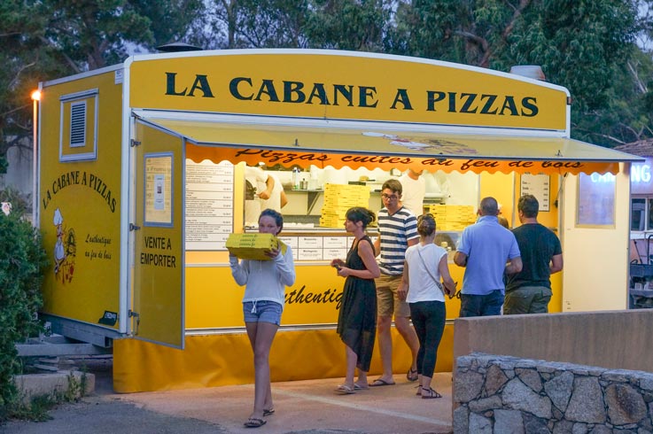 campeggio Beaver baracca per la pizza