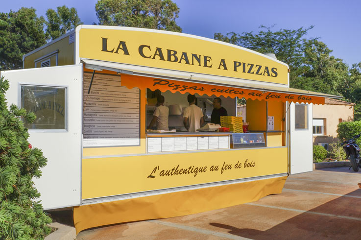 campeggio pizzeria capanna Corsica