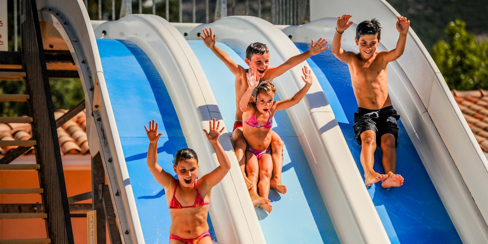 parco acquatico in campeggio corseparc aquatic e