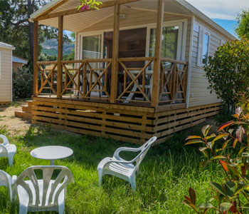 location mobil home camping corse