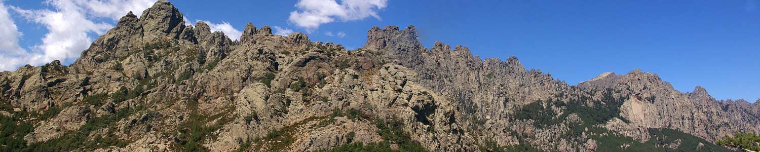 campeggio in montagna in Corsica