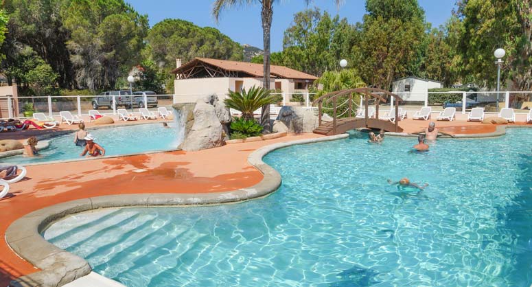 vista dall'alto parco acquatico